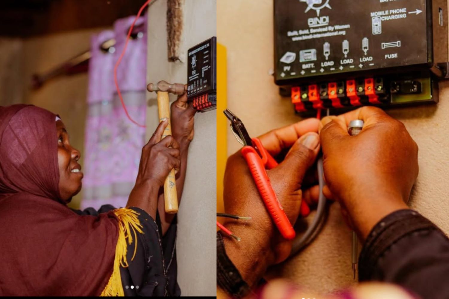 Donne energia solare Zanzibar