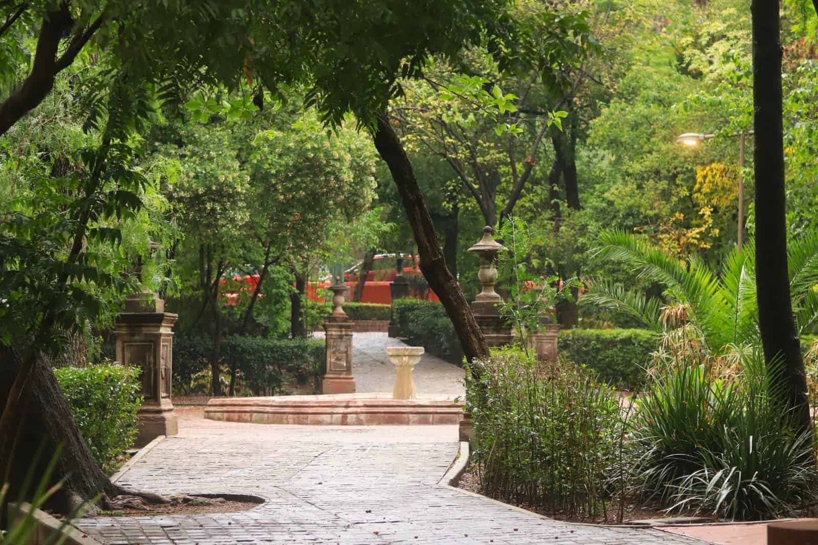 El encanto del parque juárez de San Miguel