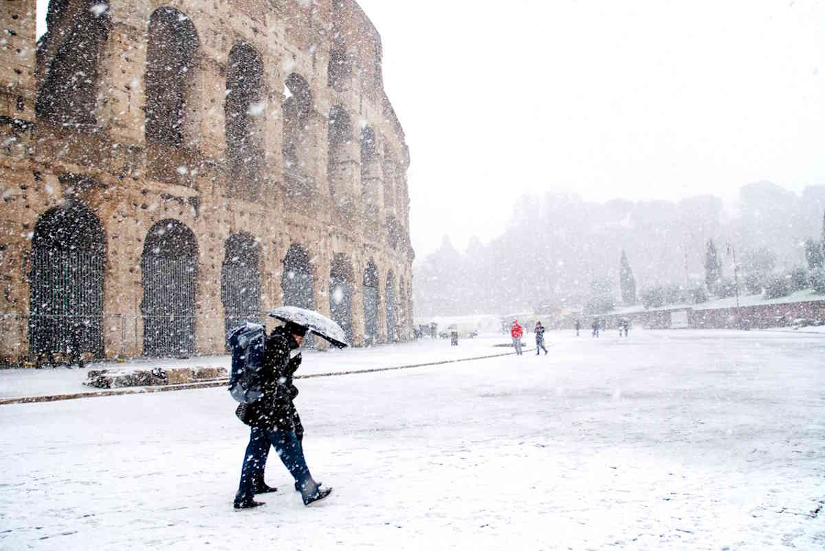 Nieve En Roma ¿La nieve llegó a Roma? Esto es lo que dicen los pronósticos a mediados ...