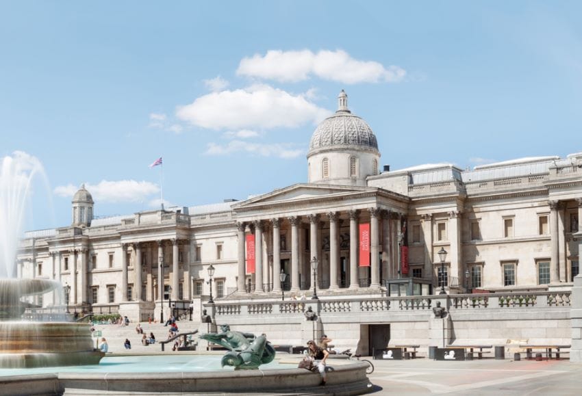 National Gallery in London, UK