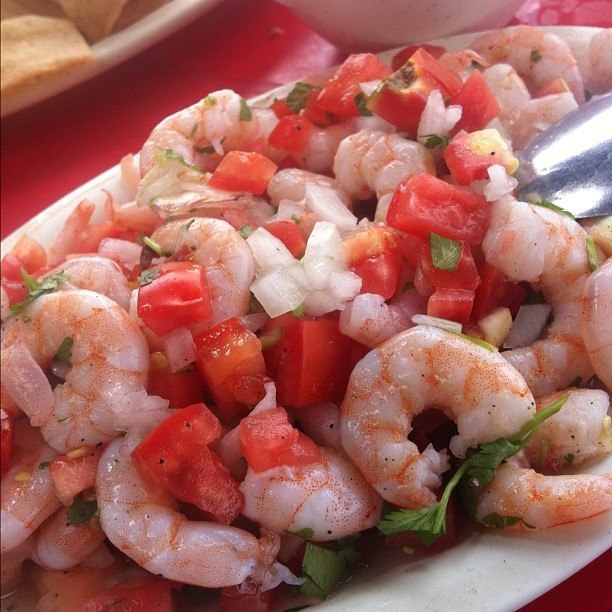 ceviche de camarones