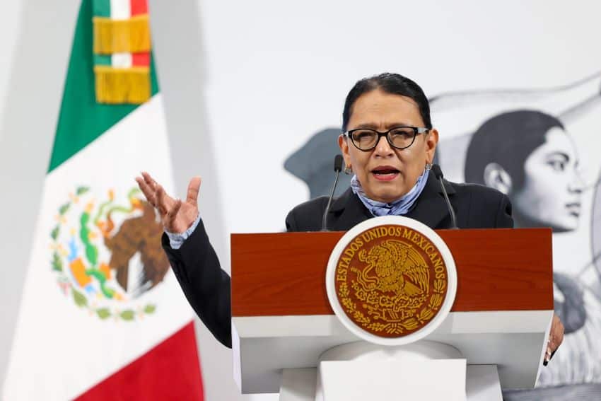 Interior Minister Rosa Icela Rodríguez led a comprehensive update on the number of Mexicans deported from the United States since Trump took office and their status within the country.