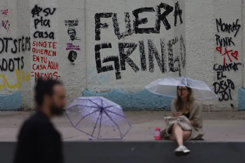 "¡Fuera Gringo!" es el grito de batalla de un movimiento emergente contra la gentrificación en la Ciudad de México.