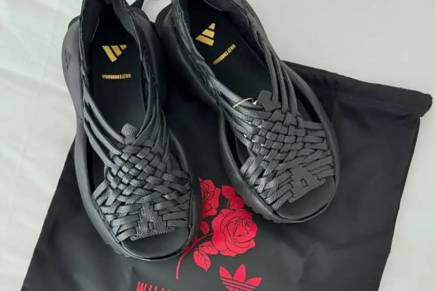 a pair of sandals