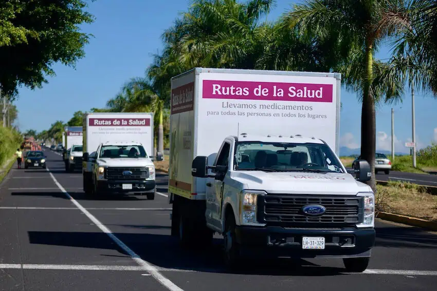 medical supply trucks