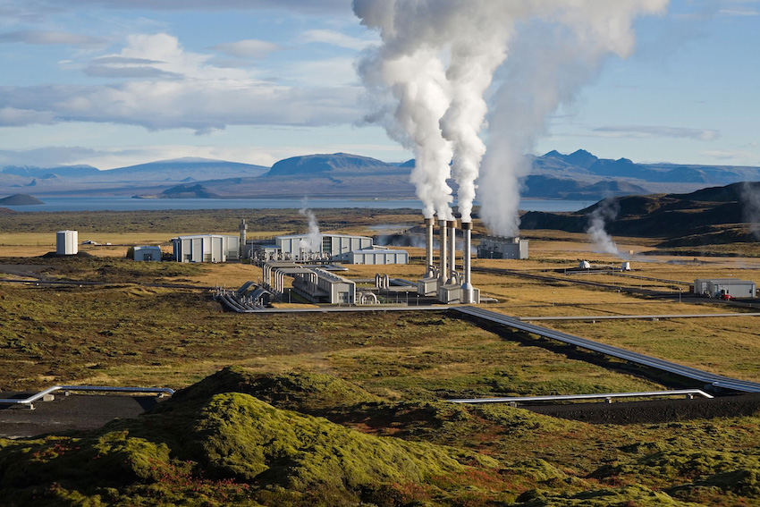 a geothermal plant