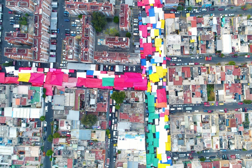 Vista aérea de la Ciudad de México