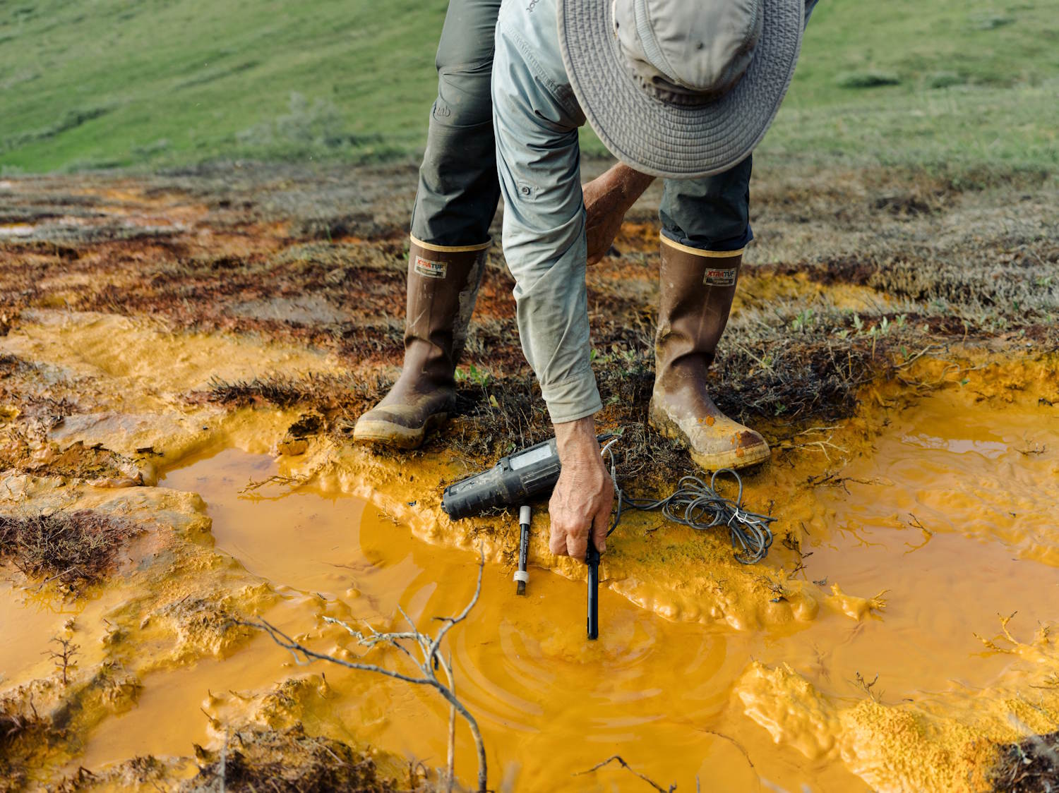 Ríos de naranja de Alaska