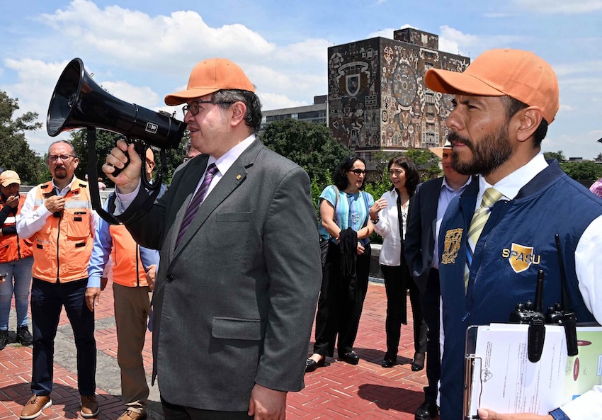 Taladro de liderazgo de unam rechotr