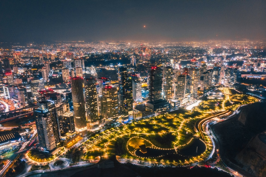 Ciudad de México por la noche