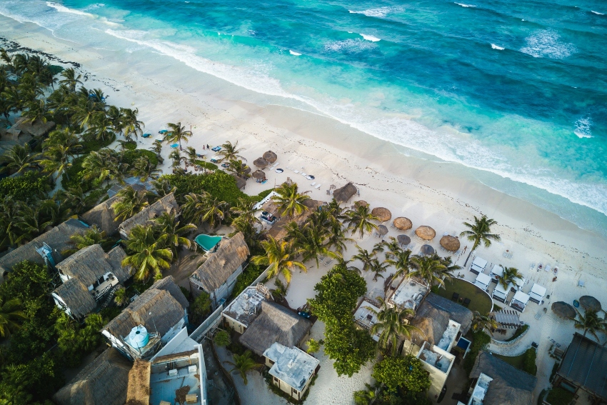 Tulum, México Vista aérea