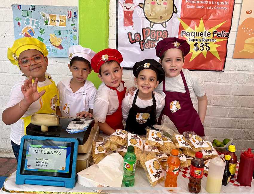 Proyecto empresarial en la escuela IMI