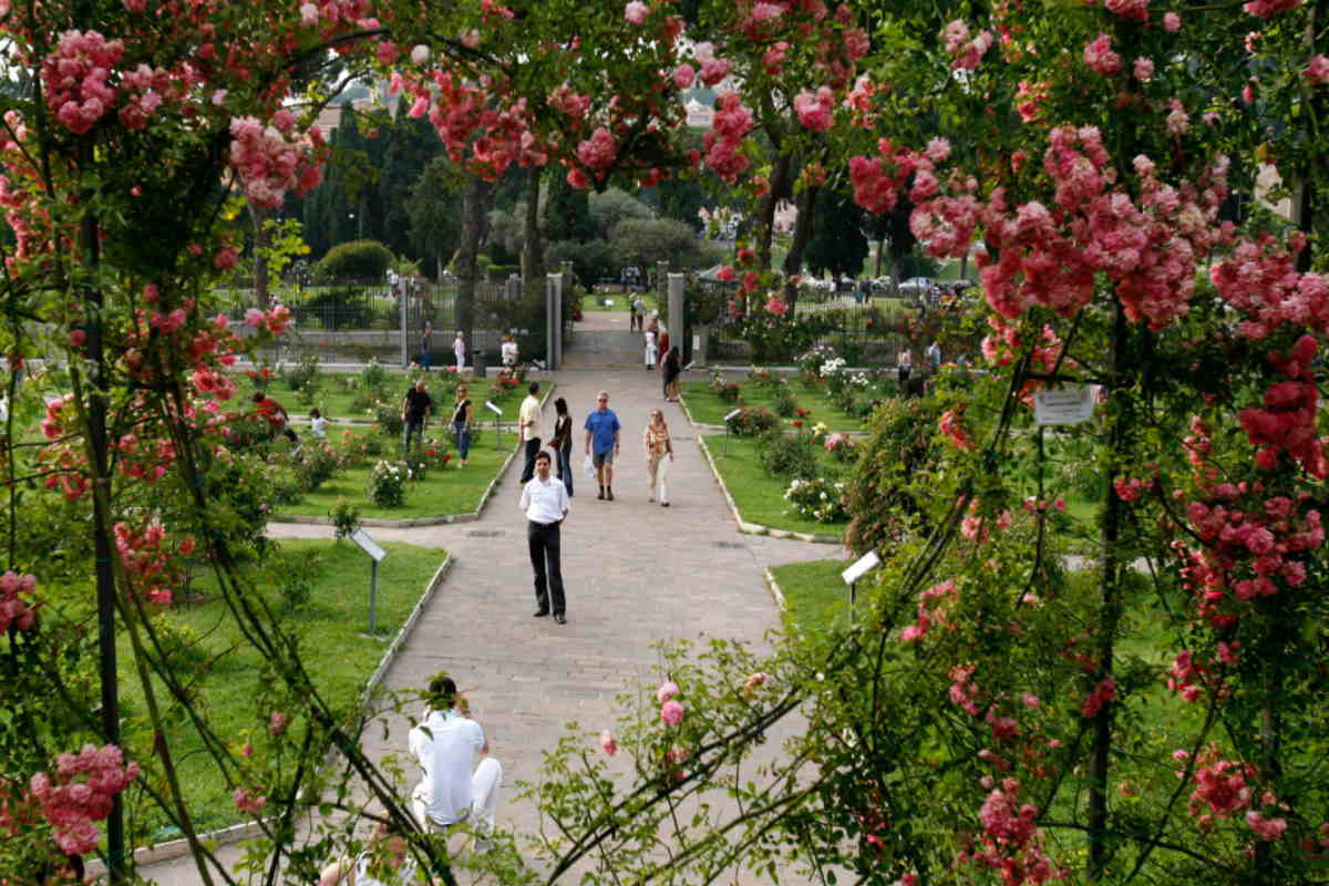 Rosaleda municipal de Roma