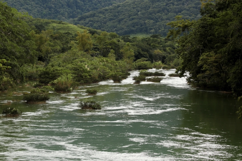 El río Jataté en Chiapas