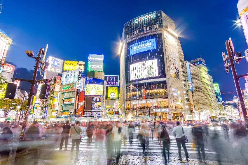Escena de la calle Tokio