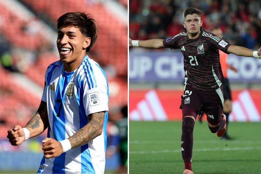 Mexico and Argentina sub20 teams