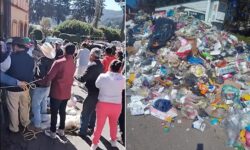Residentes furiosos de Pueblo Mágico atan a funcionarios públicos por basura no recogida y falta de agua