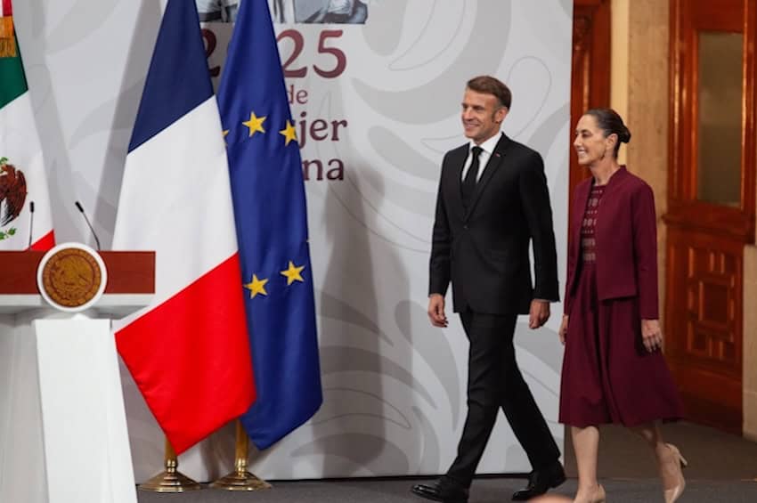 Sheinbaum and Macron