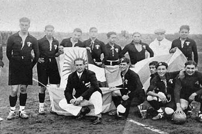 La selección de México en 1930.