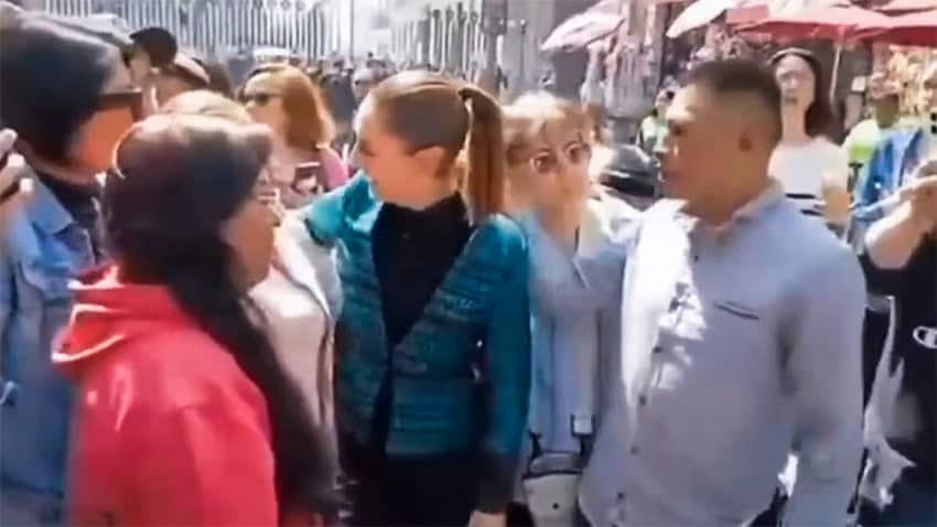 Incidente de manoseos del presidente Sheinbaum