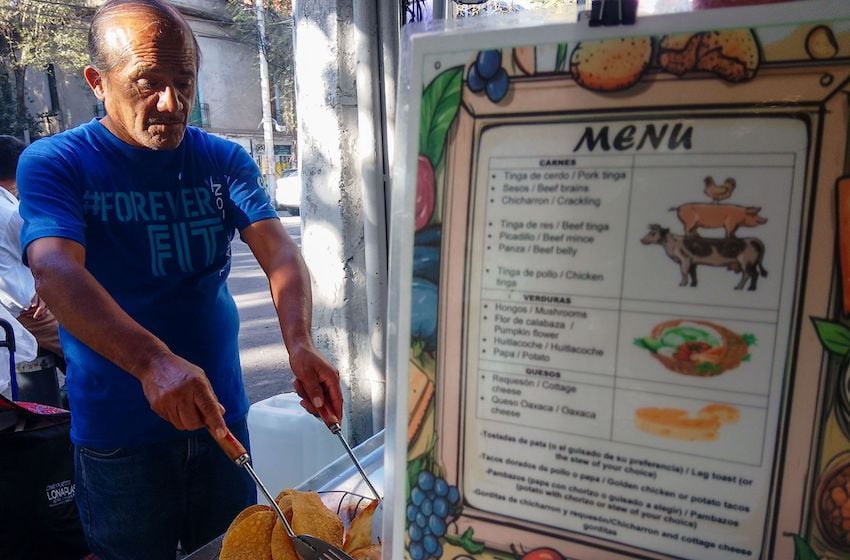 bilingual menu