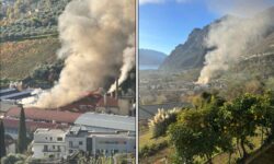 Nube negra sobre Riva del Garda: lo que sabemos sobre el incendio que azotó la fábrica de papel Fedrigoni esta mañana