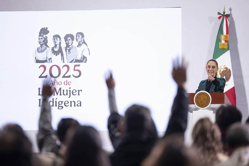 Sheinbaum responde preguntas en su conferencia de prensa matutina