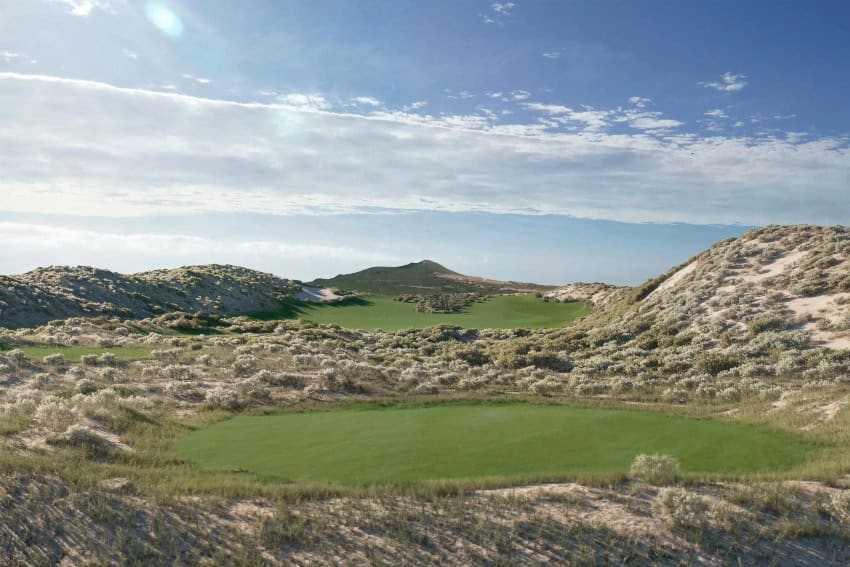 campo de golf oleada