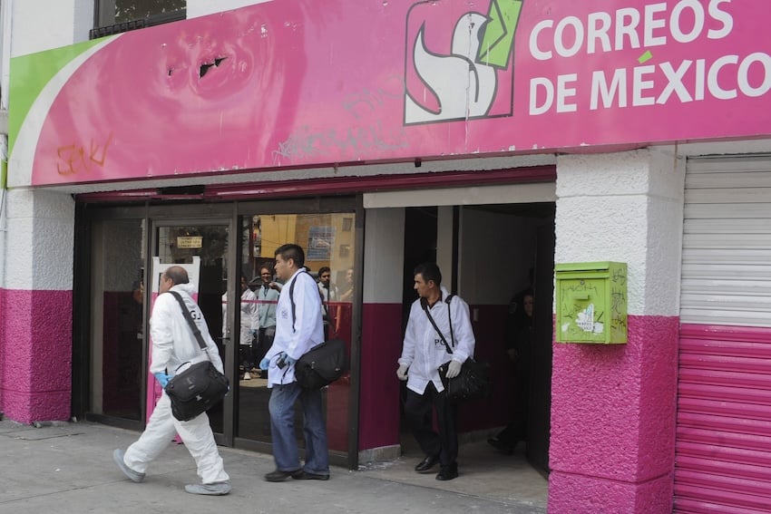 Una oficina de correos de Correos de México