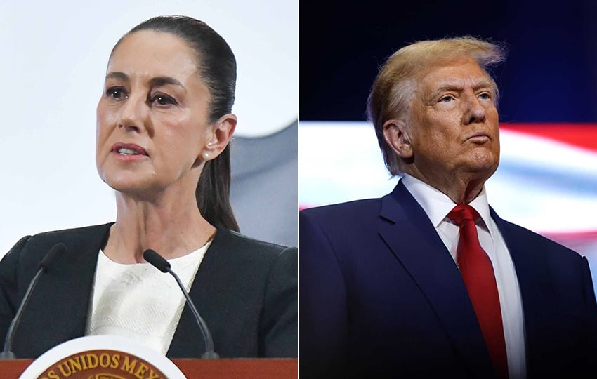 Sheinbaum y Trump