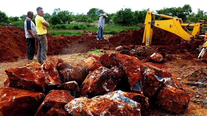 Obsidiana mexicana enviada a China