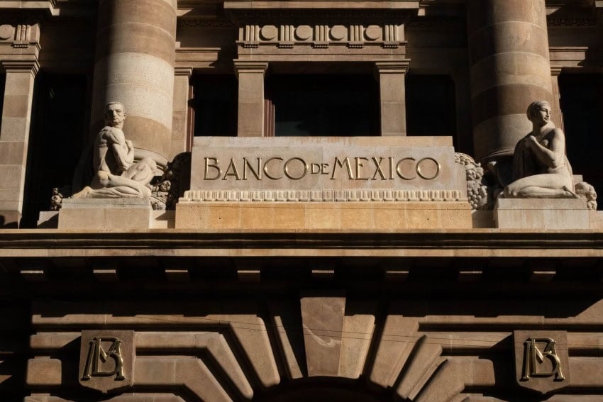 Fachada del Banco de México
