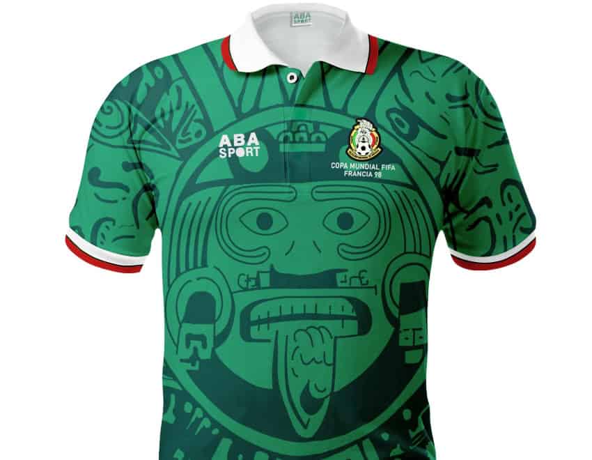 Camisetas del Mundial de 1998 México
