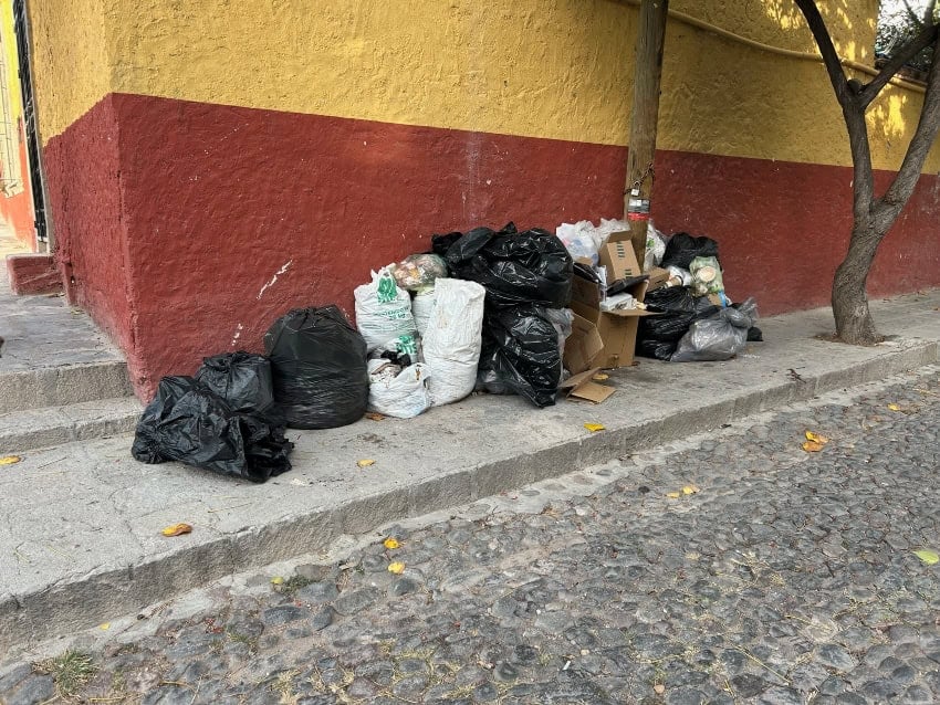 Basura en San Miguel de Allende
