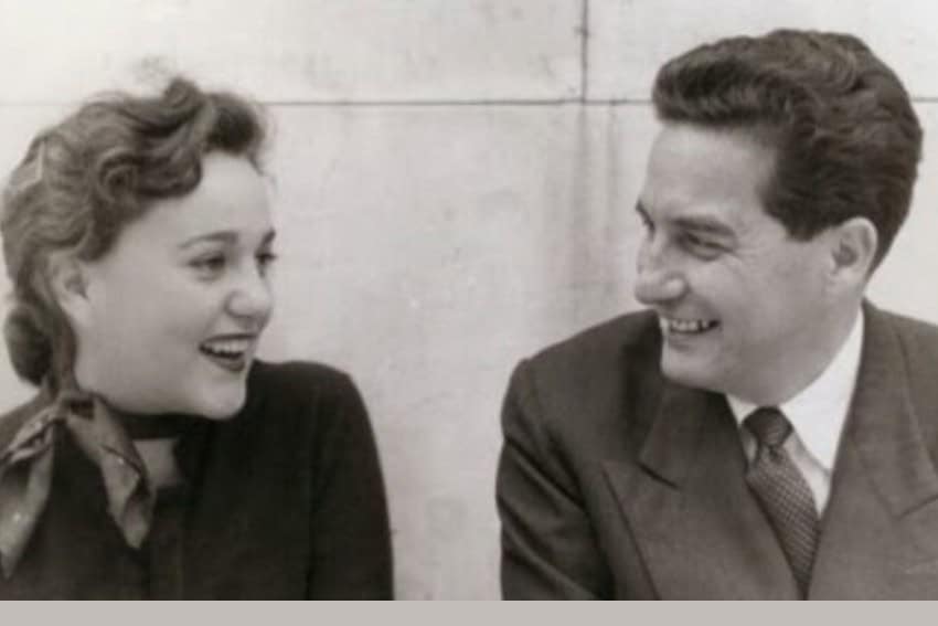 Octavio Paz y su ex esposa Elena Garro