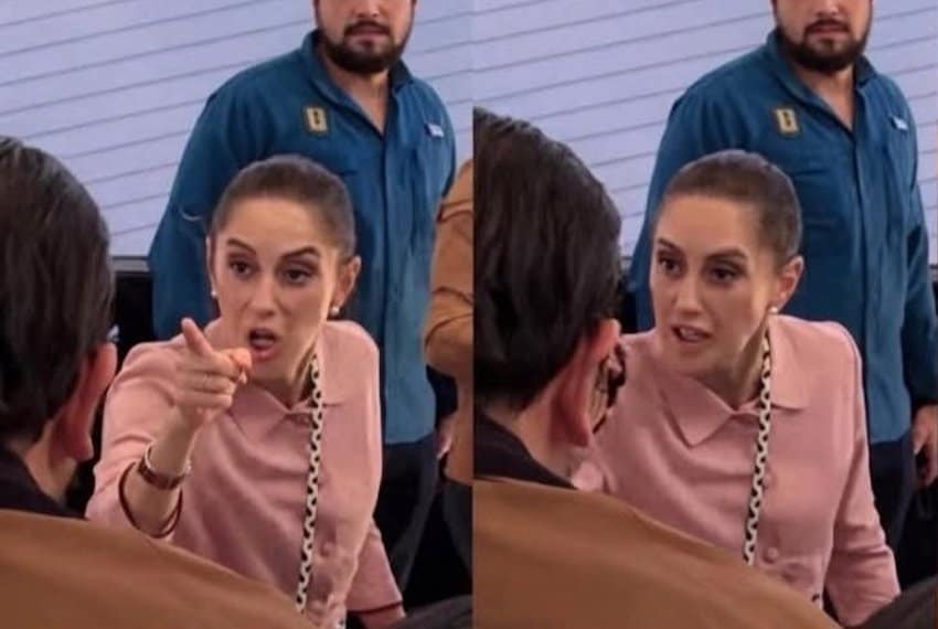 En un video que se volvió viral durante el fin de semana, se ve a Sheinbaum gritando: "Necesitan trabajar más con la gente, todos ustedes. Trabajen más con la gente. Dejen de estar ahí y... (pasar tiempo) en su territorio".