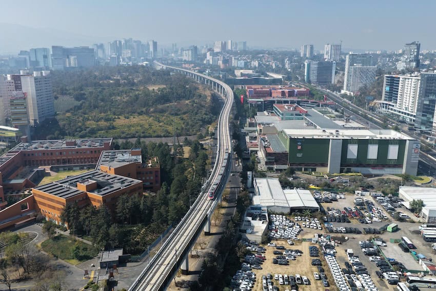 Estación Observatorio fotografiada desde arriba