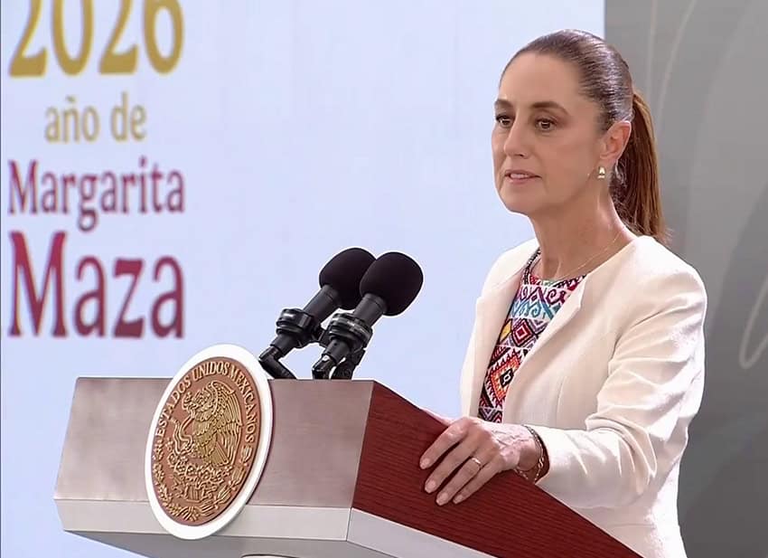 Presidenta Sheinbaum en su conferencia de prensa matutina