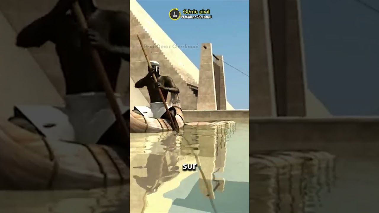 Trinchera de decantación en el complejo de Djeser