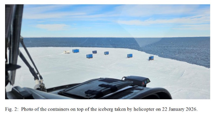 Iceberg antártico