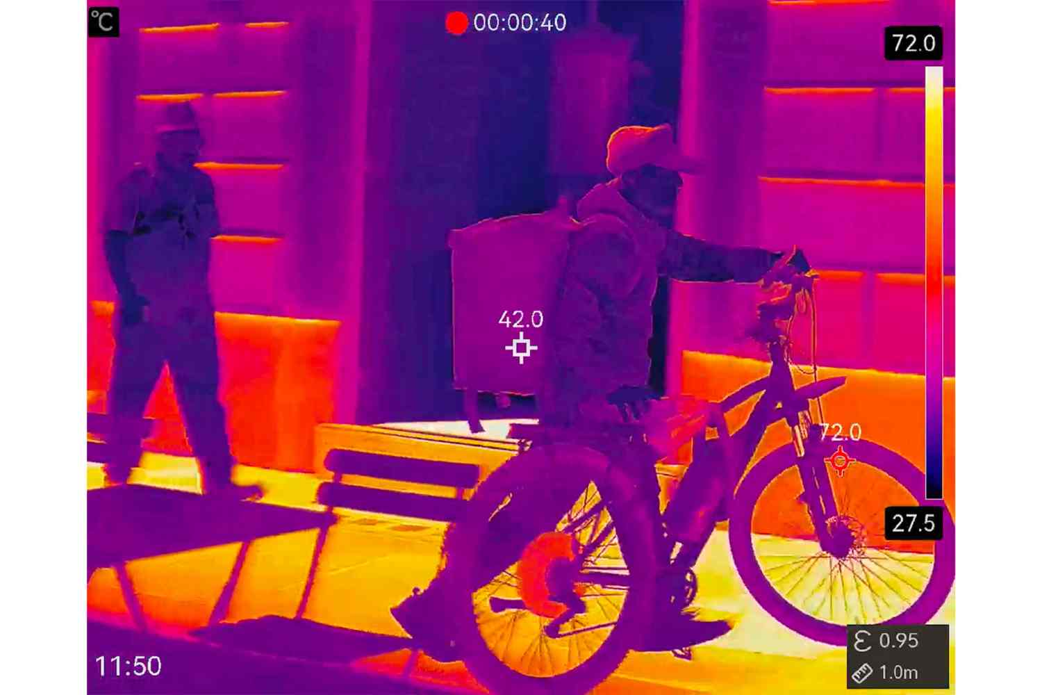 cámara termográfica Roma