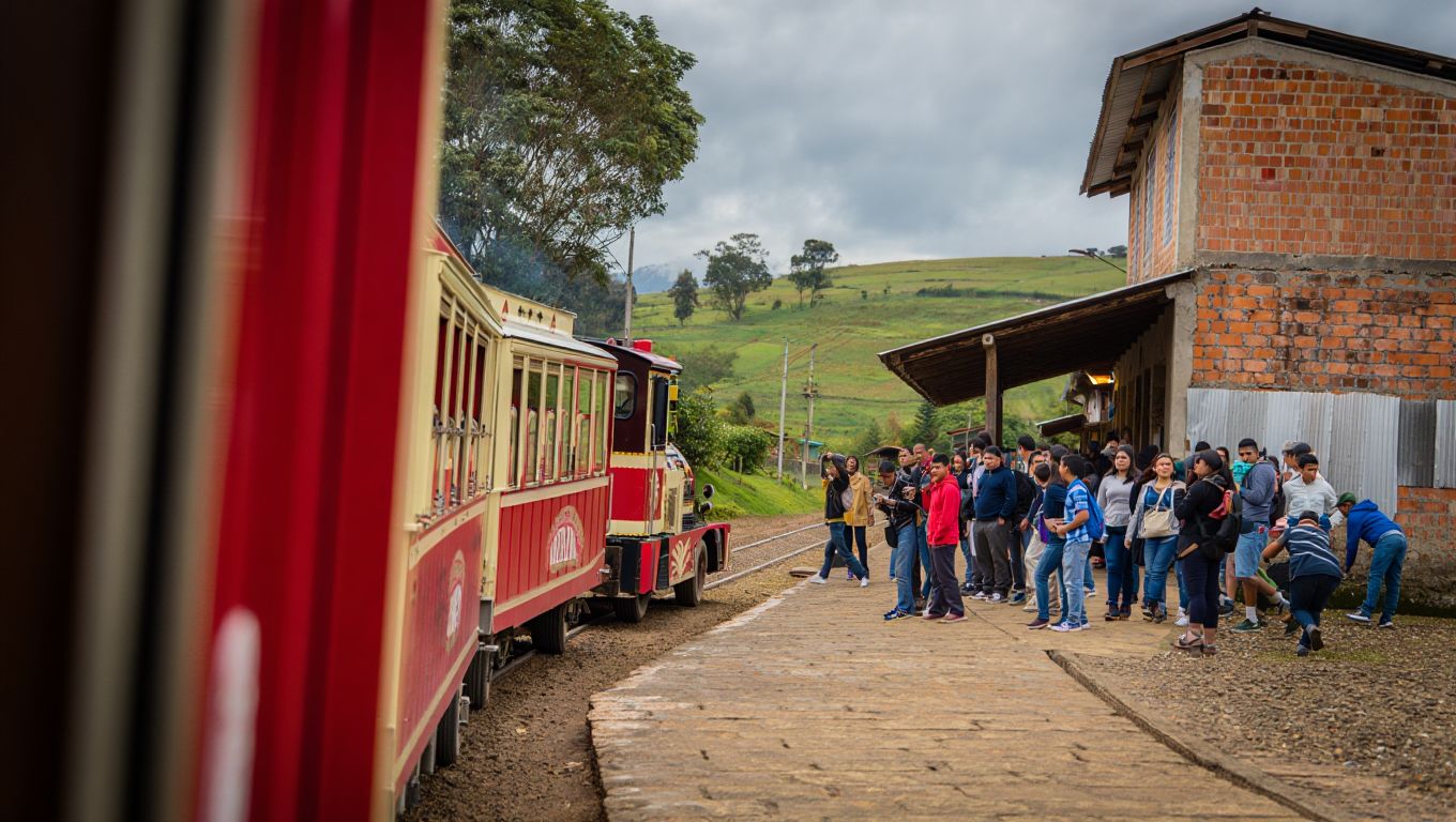 Un pueblo de Cundinamarca recuperó su antiguo tren turístico y ya recibe más visitantes que nunca