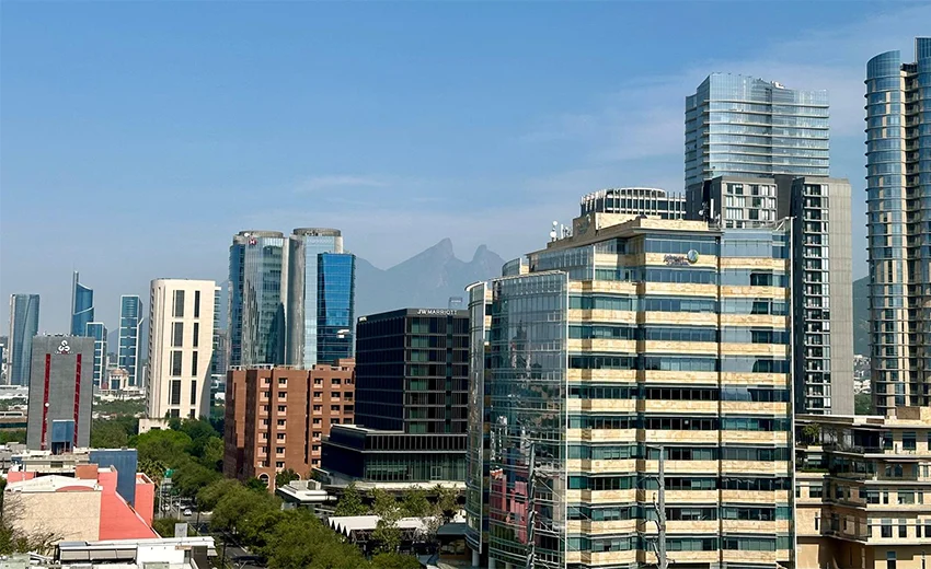 Un paisaje urbano de Monterrey, Nuevo León
