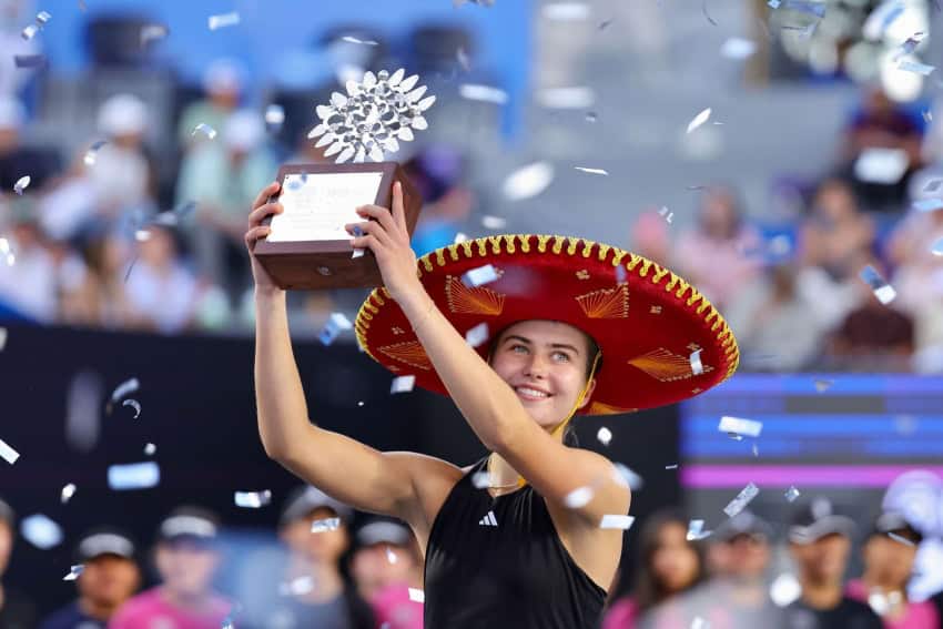Iva Jovic se lleva el trofeo y un elegante sombrero en el Abierto de Guadalajara 2025