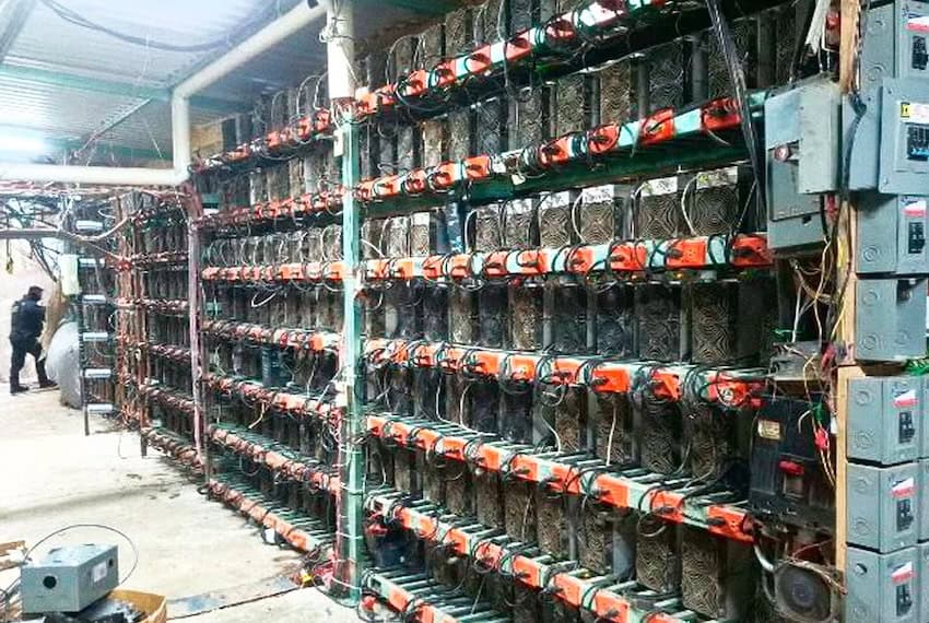 granja de criptominería en Puebla